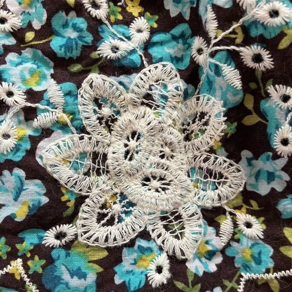 Joe Benbasset Women's Floral Skirt, Size L, Embroidered - Picture 4 of 5